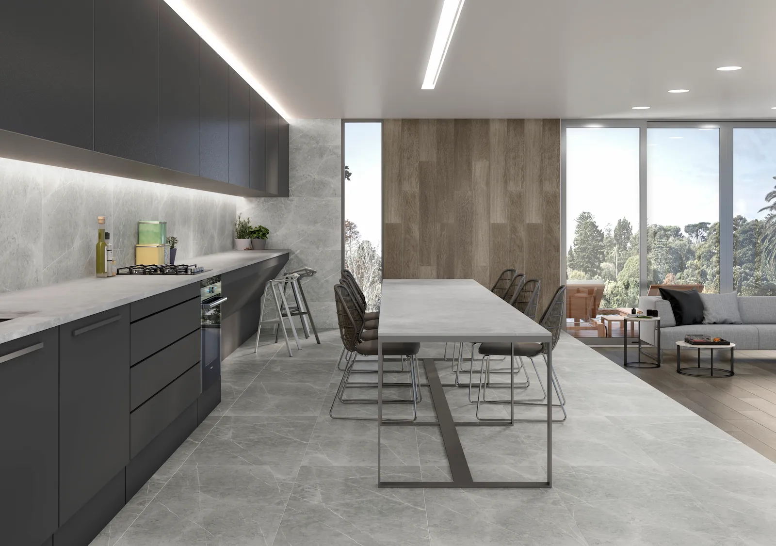 Mat = mat, Pul = gepolijst (glans)